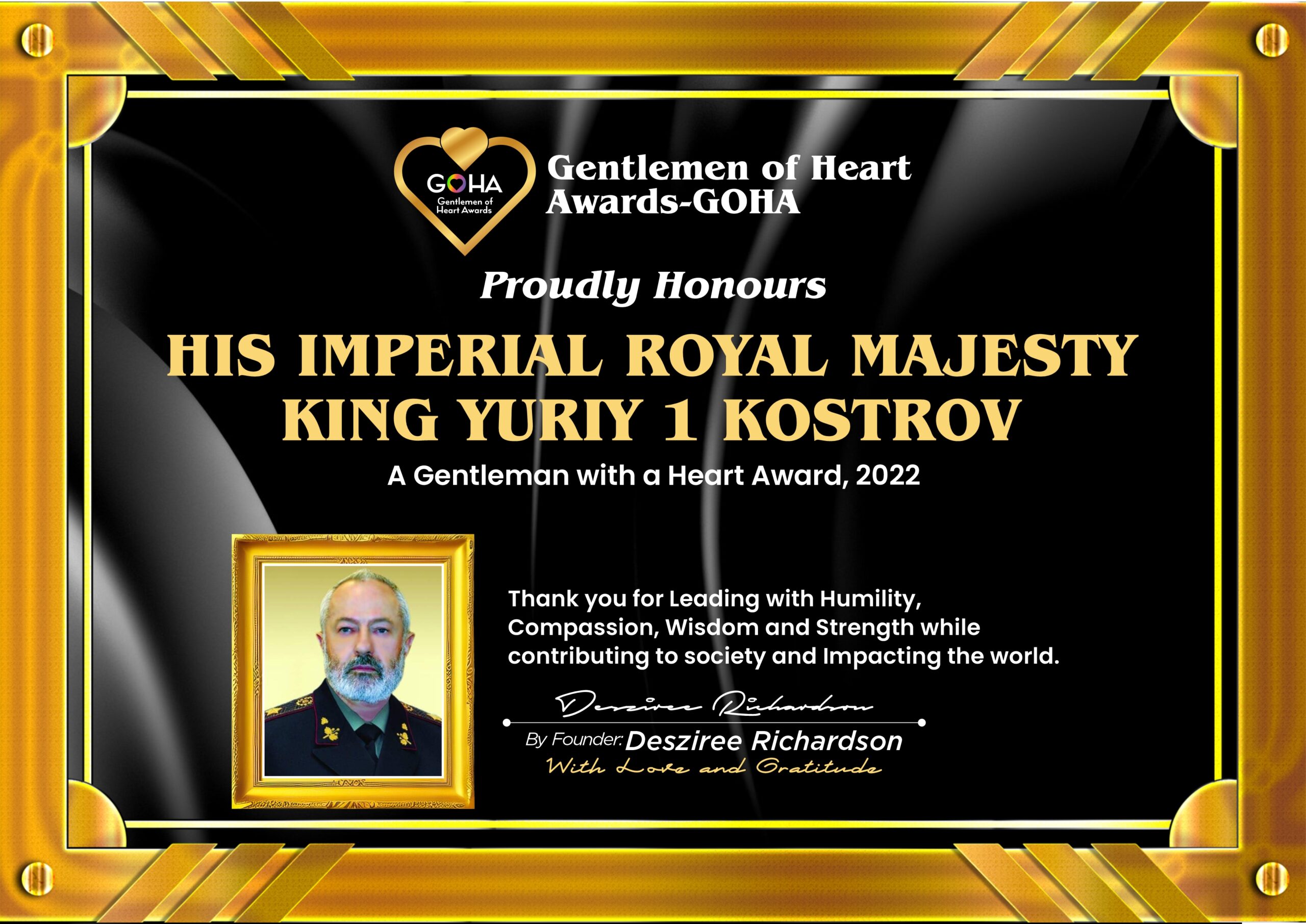 GOHA 2022 Certificates (King Yuriy 1)