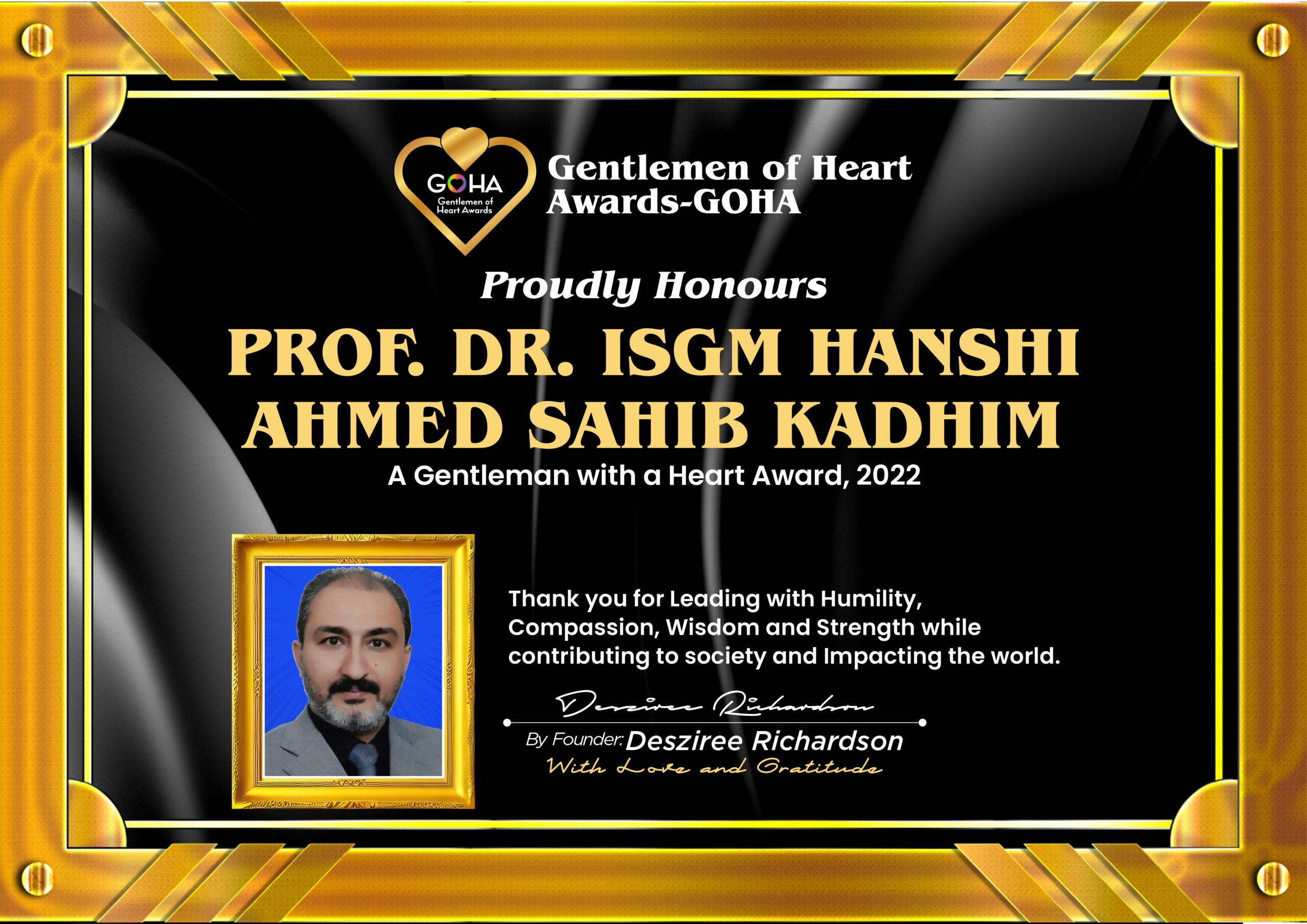 GOHA 2022 Certificates (Prof. Hanshi)