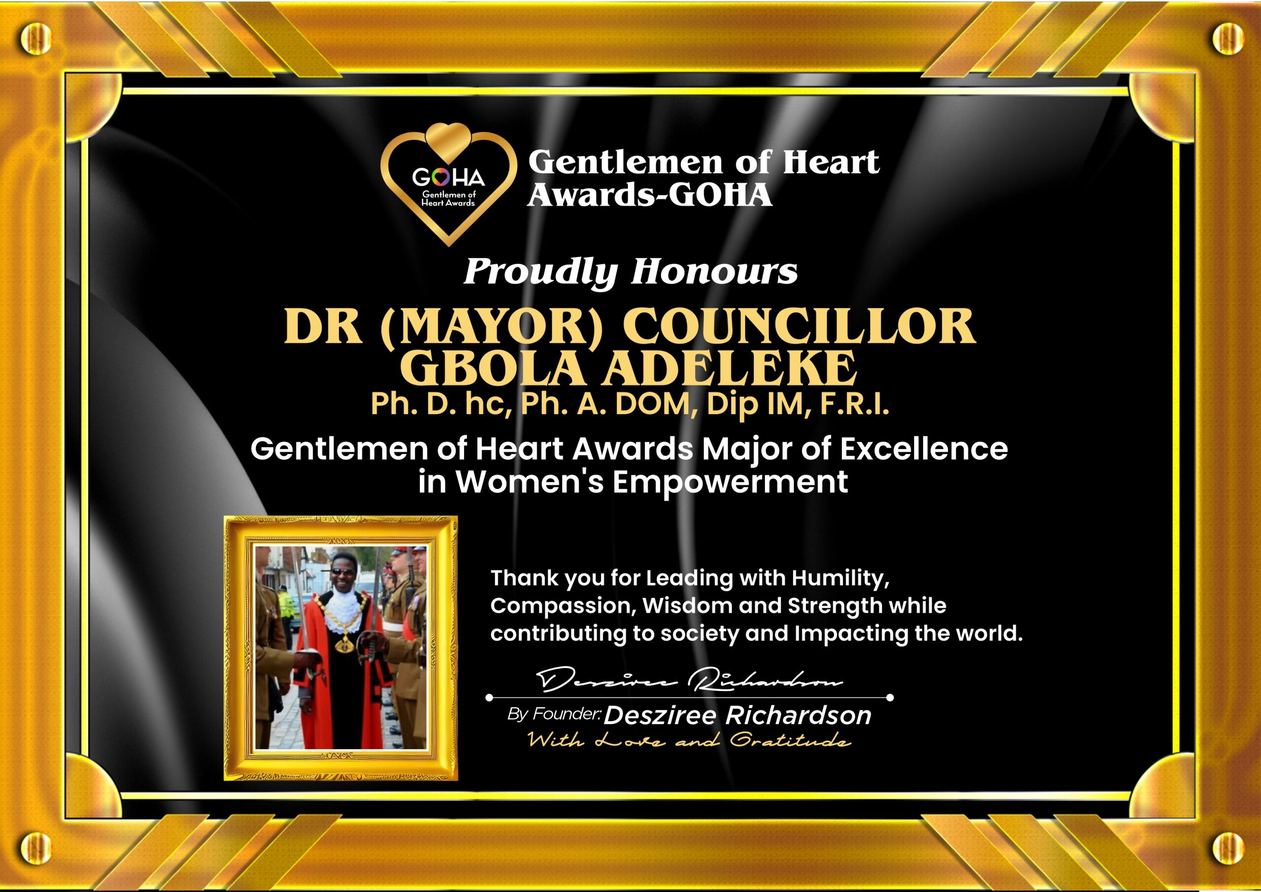 GOHA Certificate 2024 (Dr Mayor)